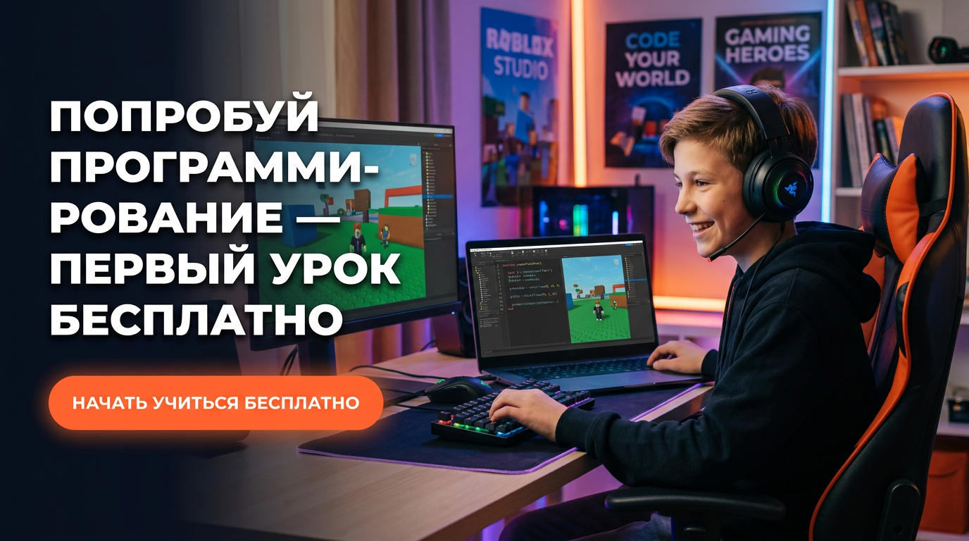 Попробуй программирование — первый урок бесплатно