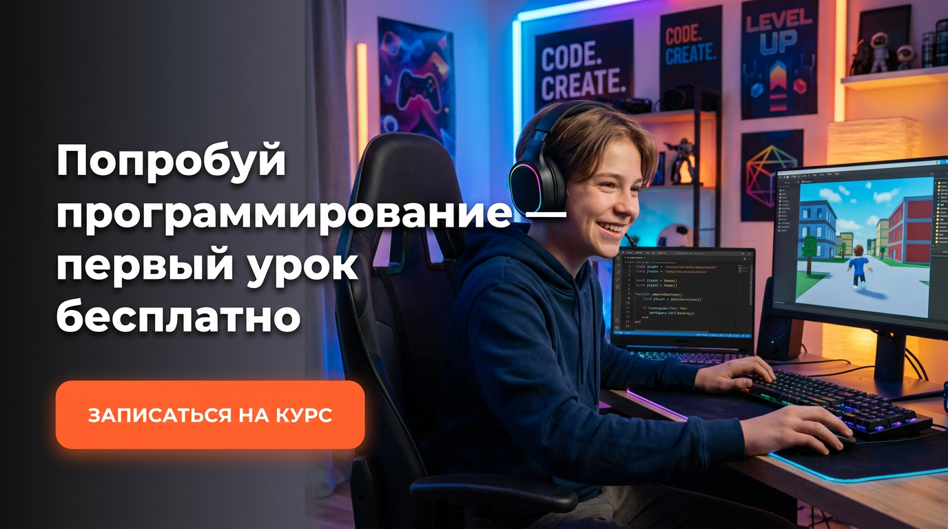 Попробуй программирование — первый урок бесплатно
